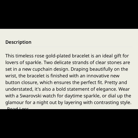 SWAROVSKI Subtle Bracelet Rose-Gold tone plated - Picture 8 of 8